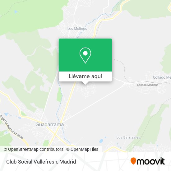 Mapa Club Social Vallefresn