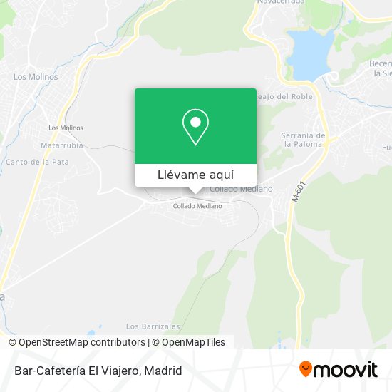 Mapa Bar-Cafetería El Viajero