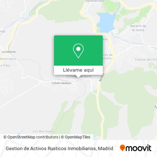 Mapa Gestion de Activos Rusticos Inmobiliarios