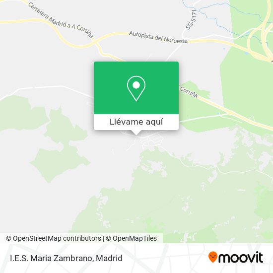 Mapa I.E.S. Maria Zambrano