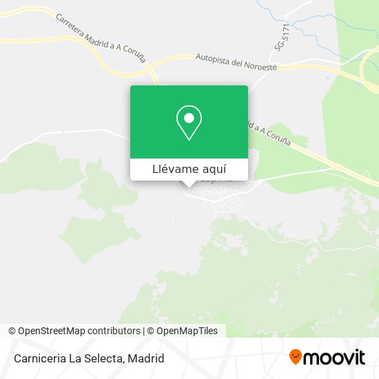 Mapa Carniceria La Selecta