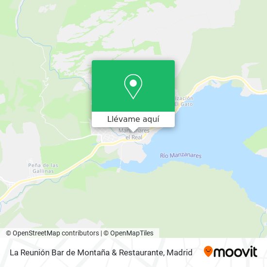 Mapa La Reunión Bar de Montaña & Restaurante