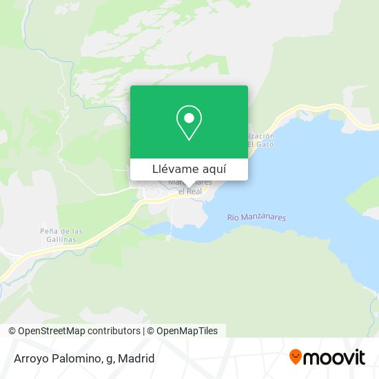 Mapa Arroyo Palomino, g