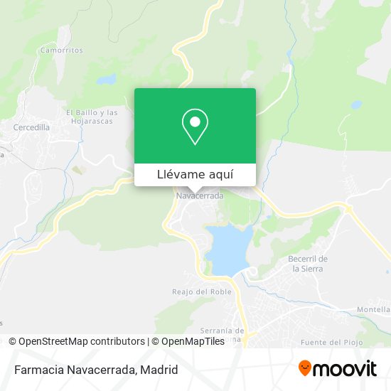 Mapa Farmacia Navacerrada