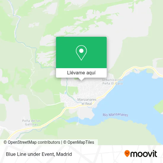 Mapa Blue Line under Event