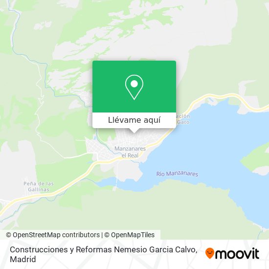 Mapa Construcciones y Reformas Nemesio Garcia Calvo