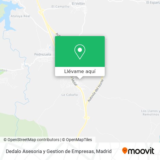 Mapa Dedalo Asesoria y Gestion de Empresas