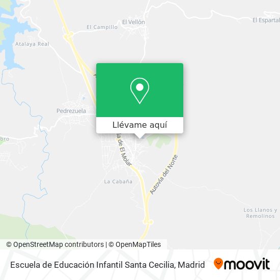Mapa Escuela de Educación Infantil Santa Cecilia