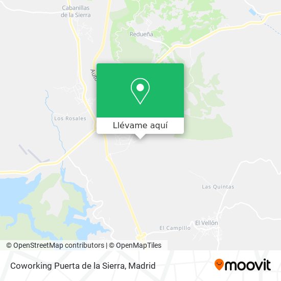 Mapa Coworking Puerta de la Sierra