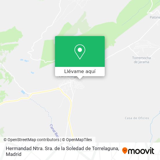 Mapa Hermandad Ntra. Sra. de la Soledad de Torrelaguna