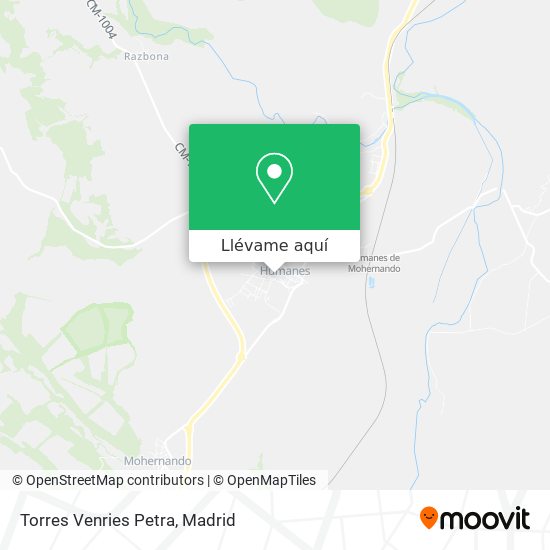 Mapa Torres Venries Petra