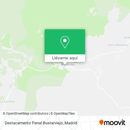 Mapa Destacamento Penal Bustarviejo