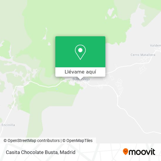 Mapa Casita Chocolate Busta