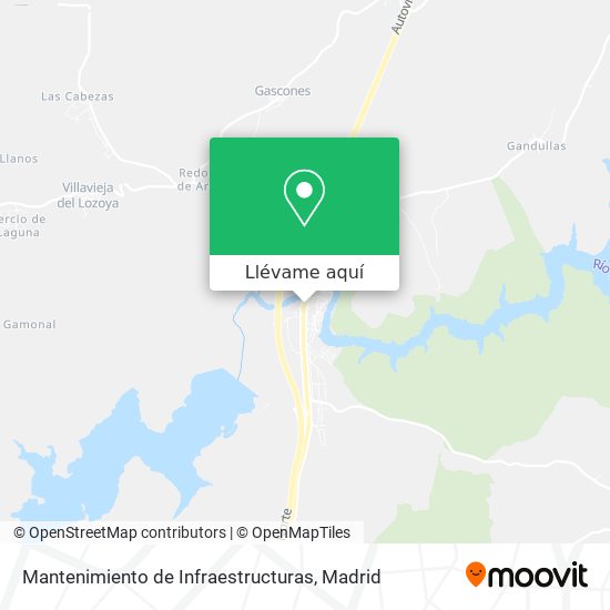 Mapa Mantenimiento de Infraestructuras