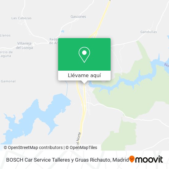 Mapa BOSCH Car Service Talleres y Gruas Richauto