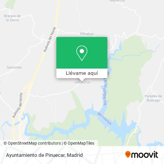 Mapa Ayuntamiento de Pinuecar