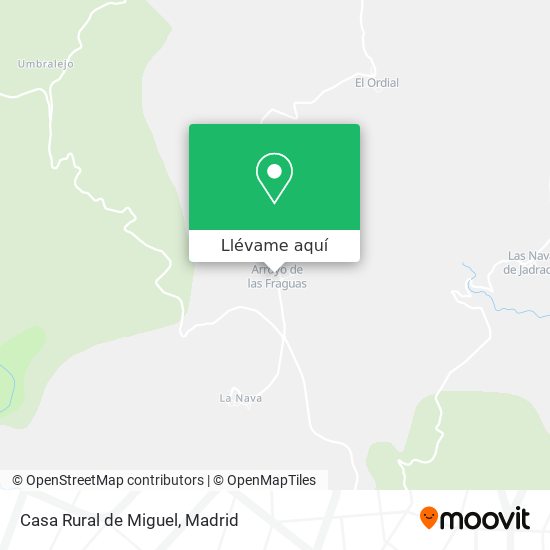 Mapa Casa Rural de Miguel