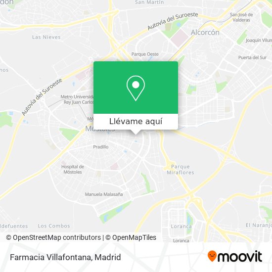 Mapa Farmacia Villafontana