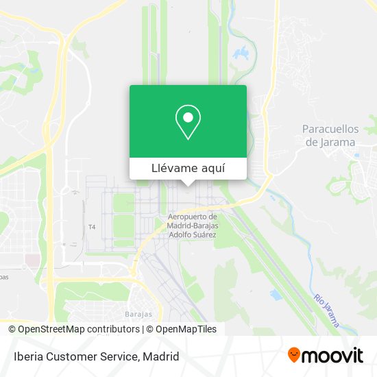 Mapa Iberia Customer Service