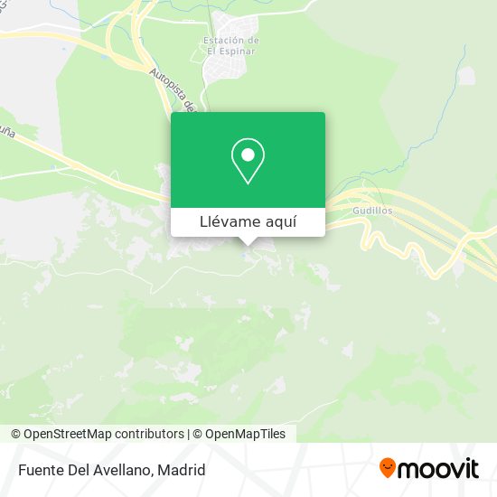 Mapa Fuente Del Avellano
