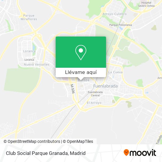 Mapa Club Social Parque Granada