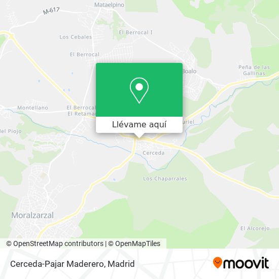 Mapa Cerceda-Pajar Maderero