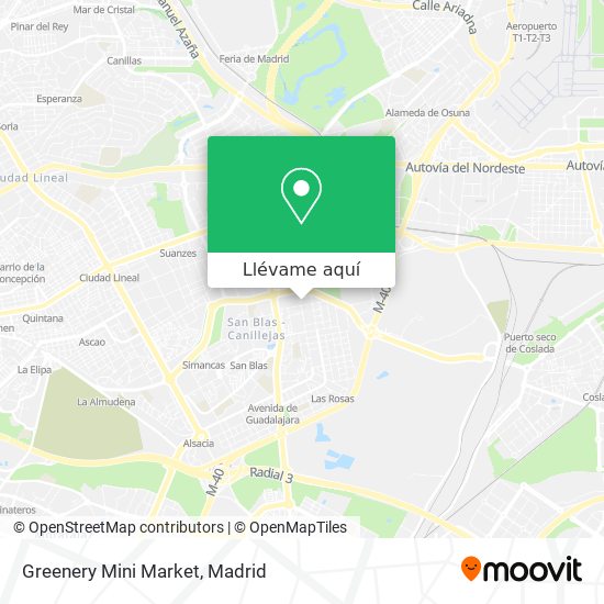 Mapa Greenery Mini Market