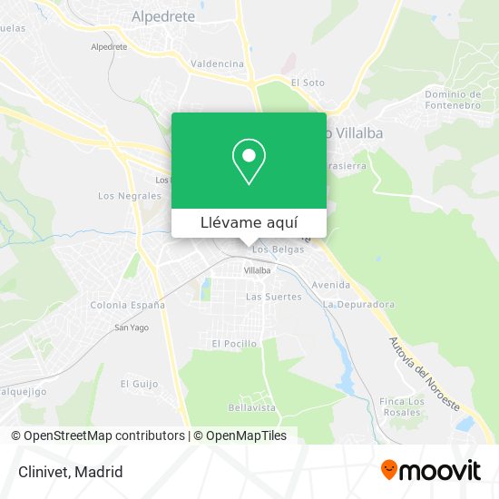 Mapa Clinivet