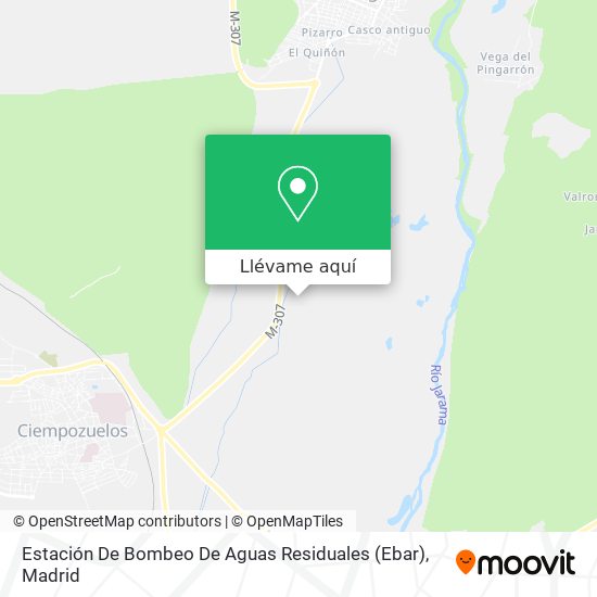 Mapa Estación De Bombeo De Aguas Residuales (Ebar)