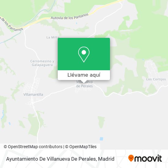 Mapa Ayuntamiento De Villanueva De Perales