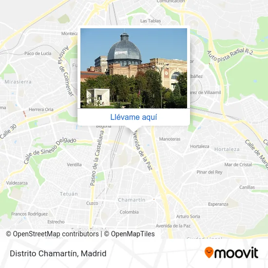 Mapa Distrito Chamartín