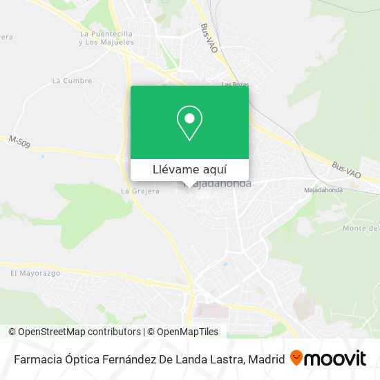Mapa Farmacia Óptica Fernández De Landa Lastra