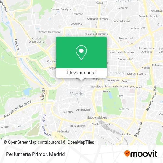 Mapa Perfumería Primor