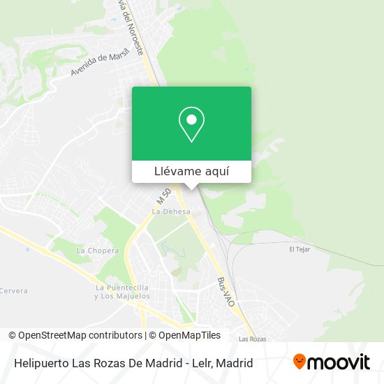 Mapa Helipuerto Las Rozas De Madrid - Lelr