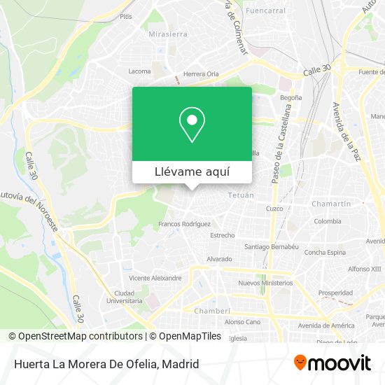 Mapa Huerta La Morera De Ofelia