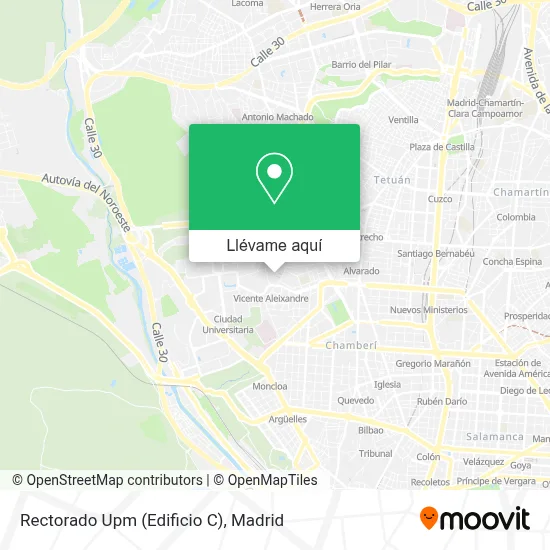 Mapa Rectorado Upm (Edificio C)