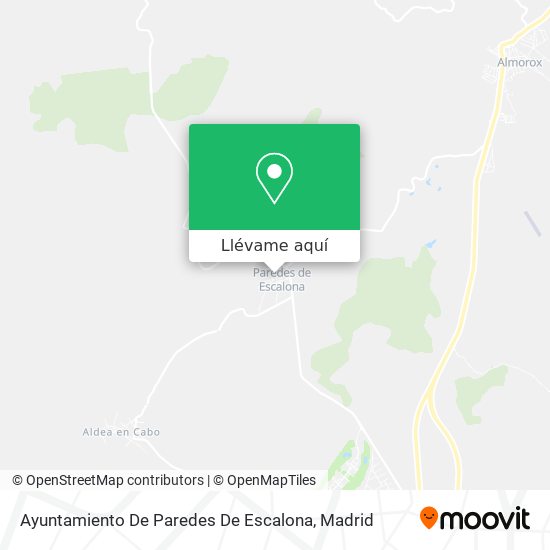 Mapa Ayuntamiento De Paredes De Escalona