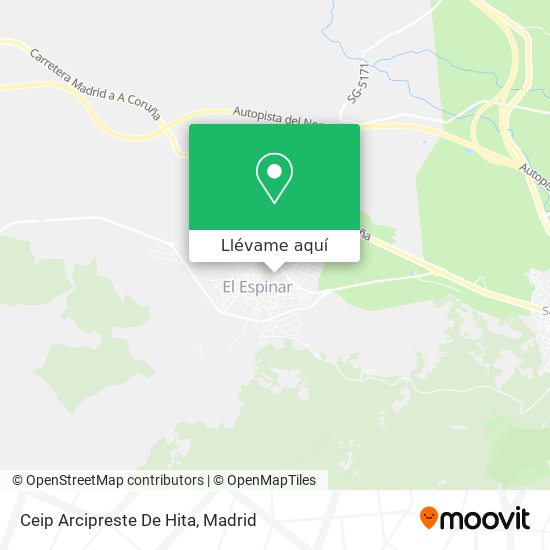 Mapa Ceip Arcipreste De Hita