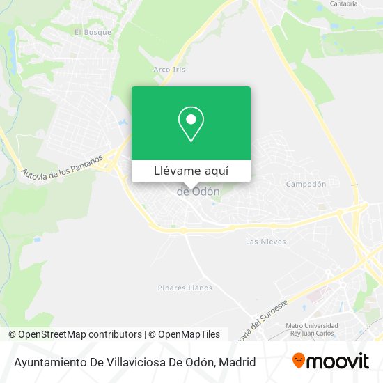 Mapa Ayuntamiento De Villaviciosa De Odón