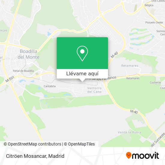 Mapa Citröen Mosancar