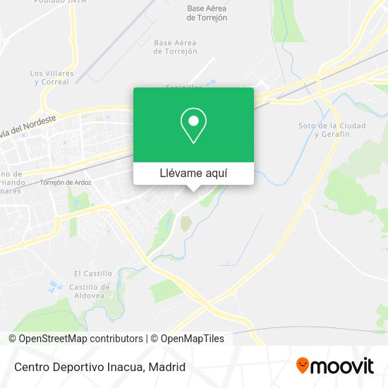 Mapa Centro Deportivo Inacua