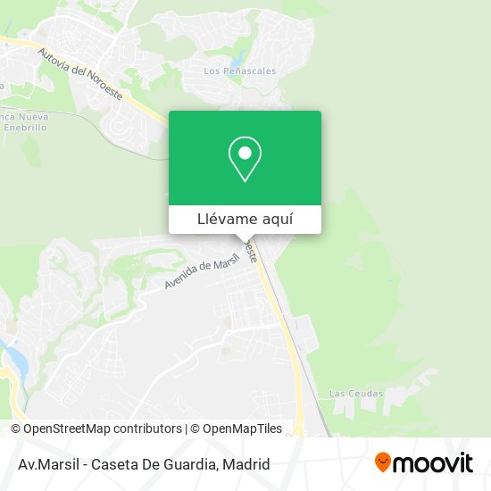 Cómo llegar a Av.Marsil - De Guardia en Las Rozas De Madrid en Autobús o Tren?