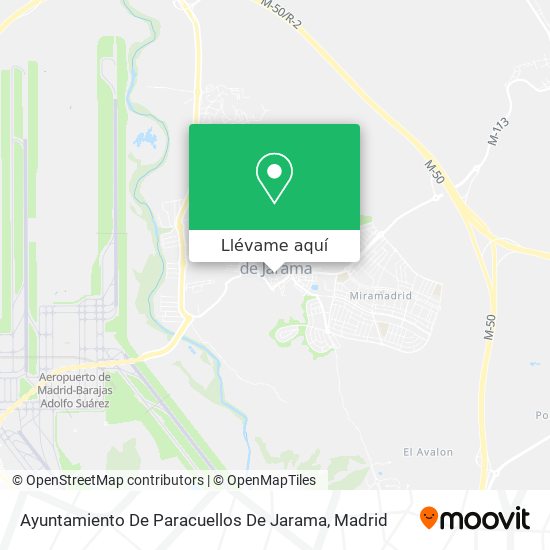 Mapa Ayuntamiento De Paracuellos De Jarama