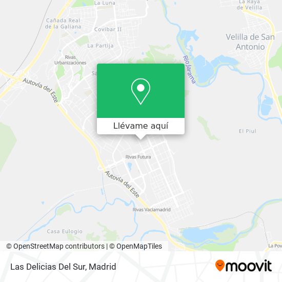 Mapa Las Delicias Del Sur