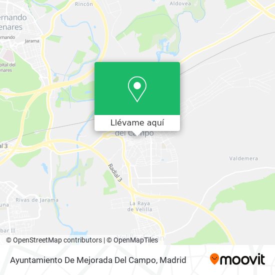 Mapa Ayuntamiento De Mejorada Del Campo