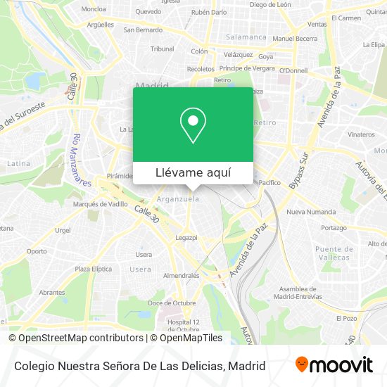 Mapa Colegio Nuestra Señora De Las Delicias