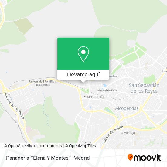 Mapa Panadería ""Elena Y Montes""