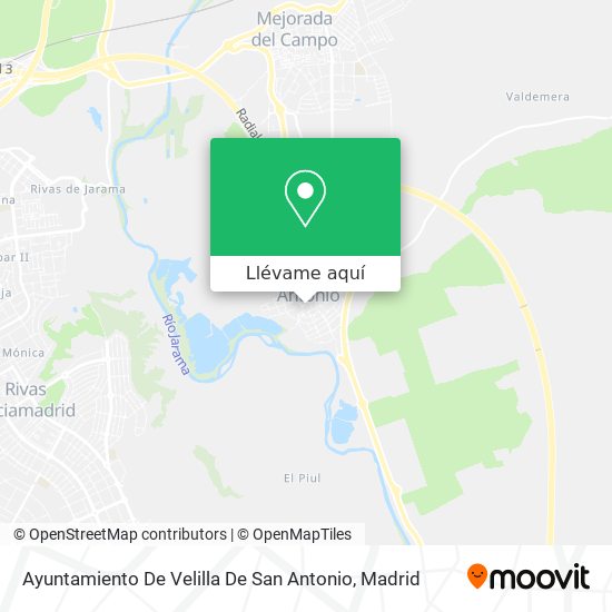 Mapa Ayuntamiento De Velilla De San Antonio
