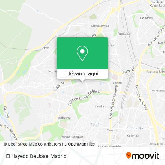 Mapa El Hayedo De Jose