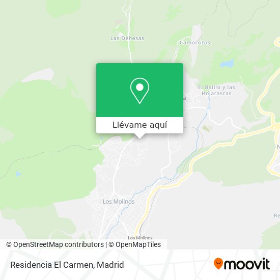 Mapa Residencia El Carmen